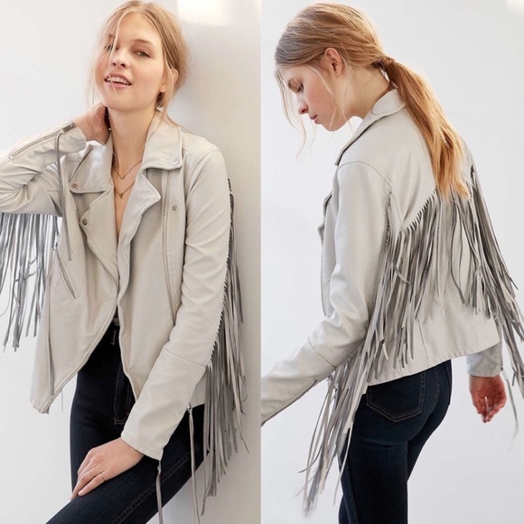 blank nyc fringe jacket